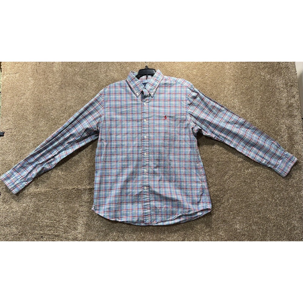 Men's Ralph Lauren Long Sleeve Button Down - Large - Plaid - Picture 2 of 5